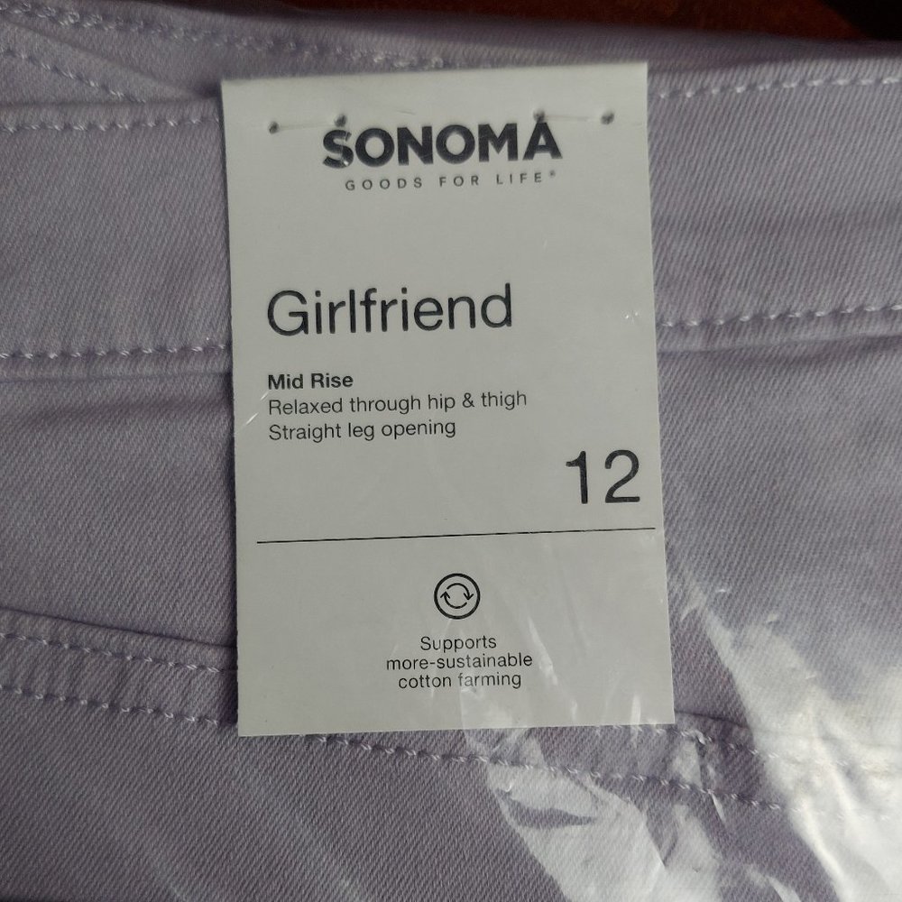 NWT SONOMA LAVENDER GIRLFRIEND JEANS (6 & 12) - Picture 13 of 15